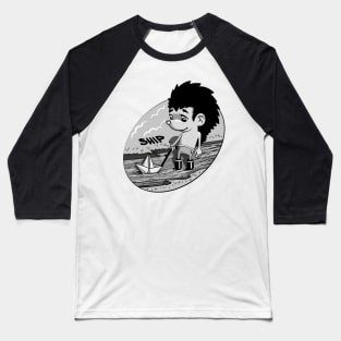 ship hedgehog Baseball T-Shirt